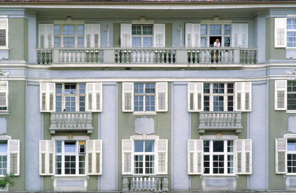 Hotel-Fassade Bozen